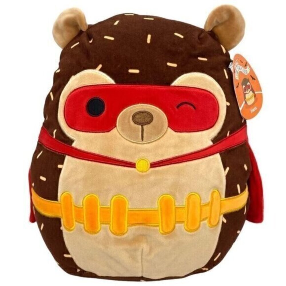 Squishmallows Hans The Hedgehog Superhero Halloween Plush Stuffie New